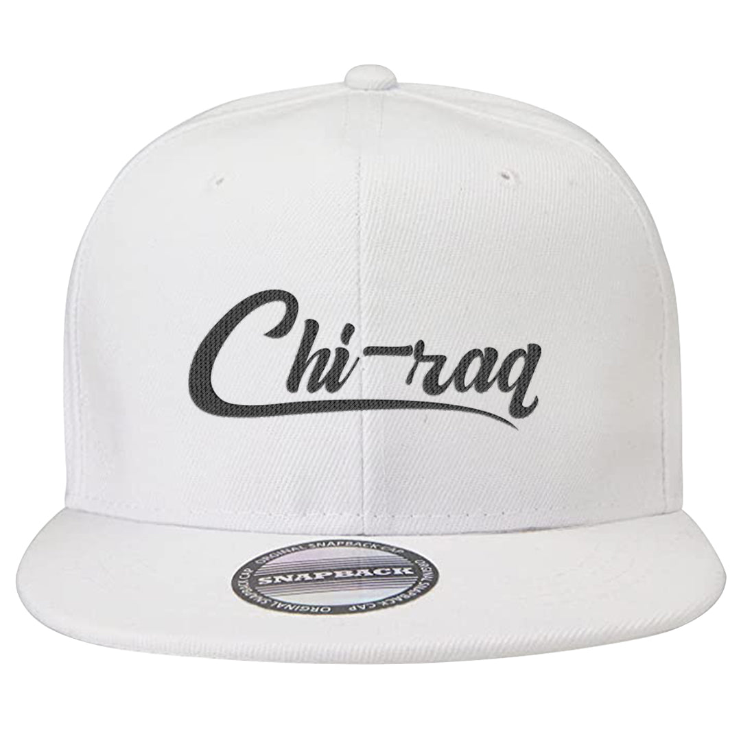 Frozen Moments 4s Snapback Hat | Chiraq, White