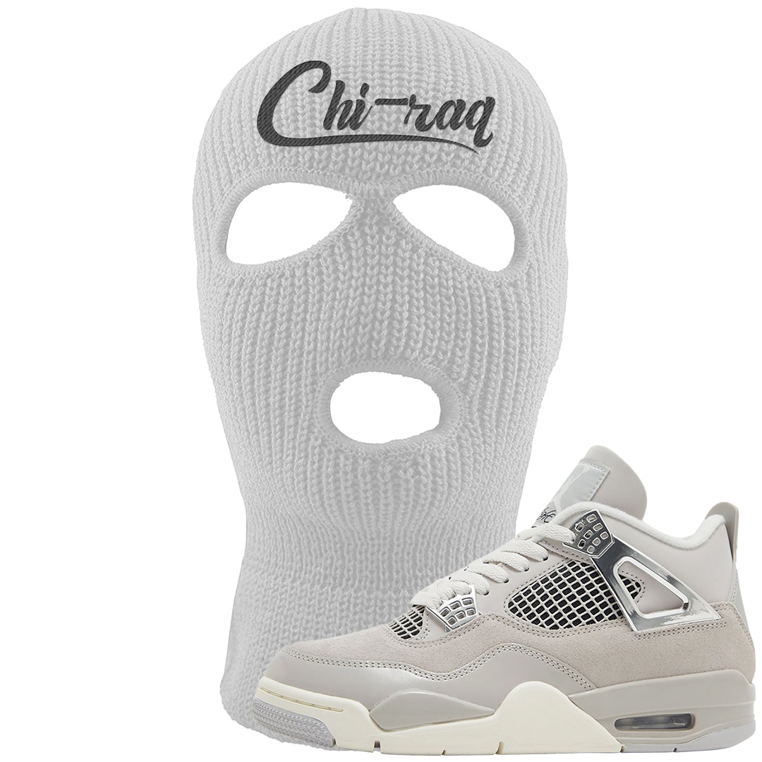 Frozen Moments 4s Ski Mask | Chiraq, White