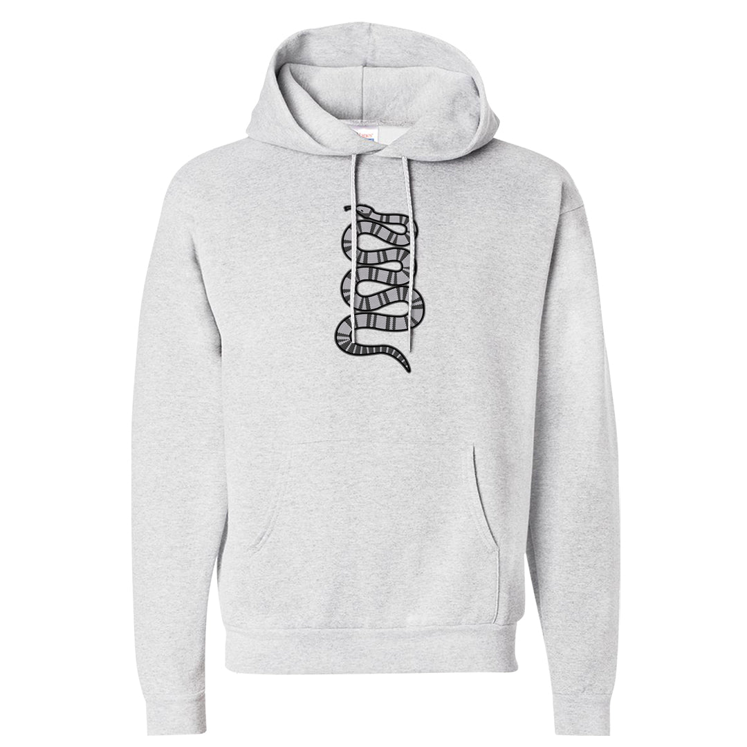 Frozen Moments 4s Hoodie | Coiled Snake, Ash