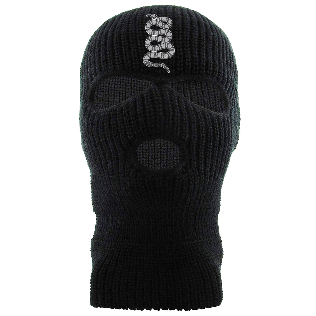 Frozen Moments 4s Ski Mask | Coiled Snake, Black