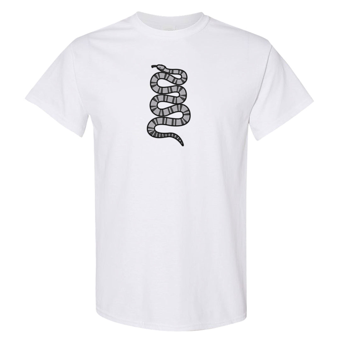 Frozen Moments 4s T Shirt | Coiled Snake, White