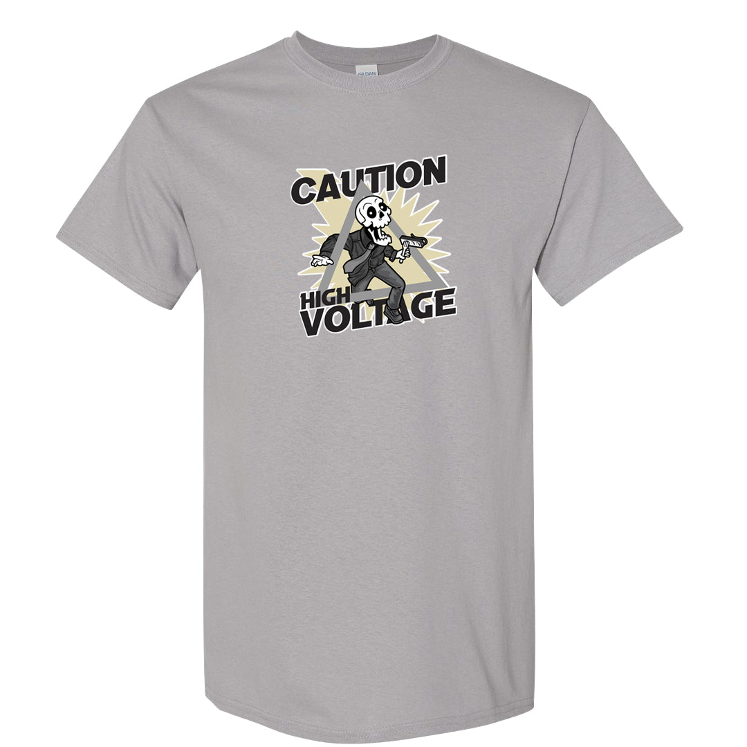 Frozen Moments 4s T Shirt | Caution High Voltage, Gravel