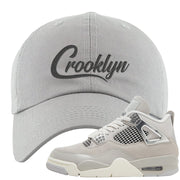 Frozen Moments 4s Dad Hat | Crooklyn, Light Gray