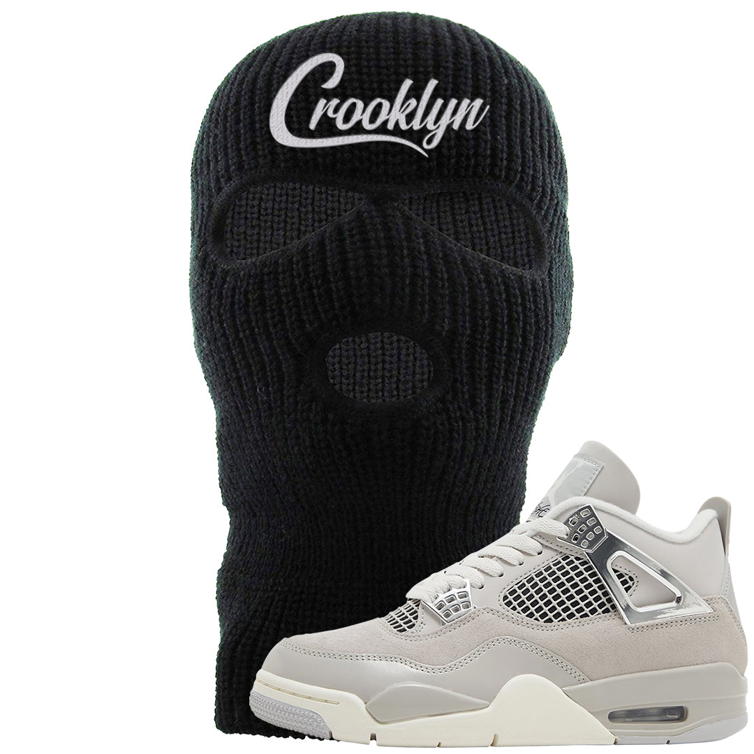 Frozen Moments 4s Ski Mask | Crooklyn, Black