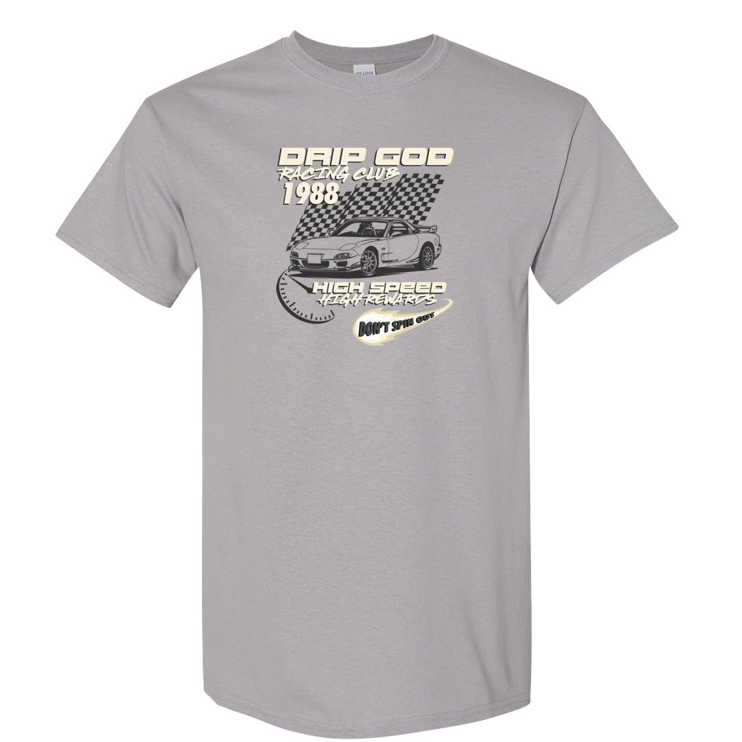 Frozen Moments 4s T Shirt | Drip God Racing Club, Gravel