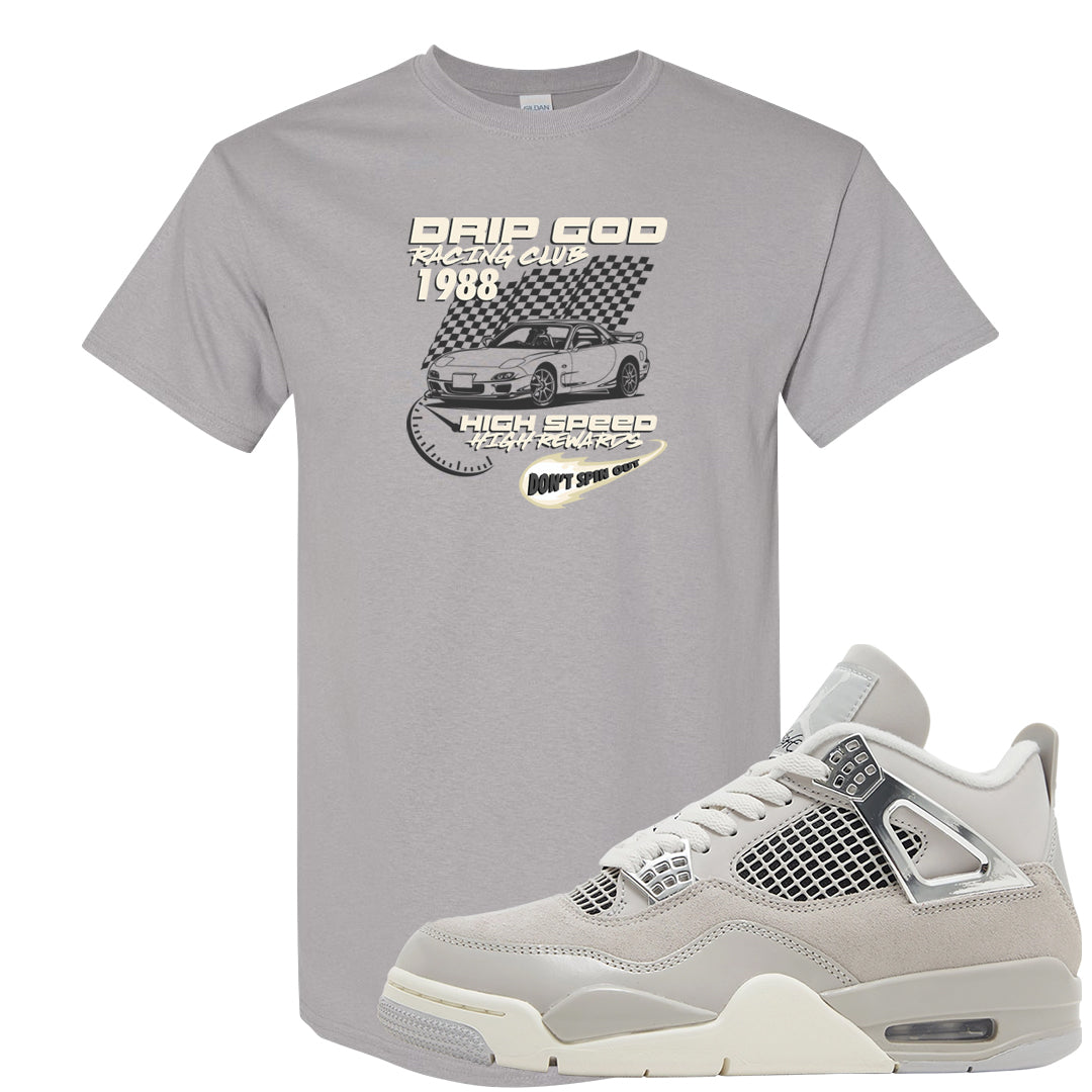 Frozen Moments 4s T Shirt | Drip God Racing Club, Gravel