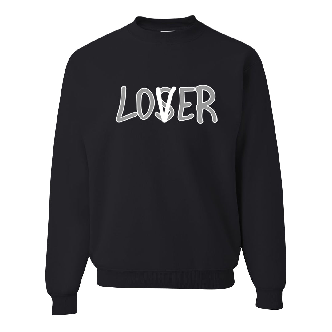 Frozen Moments 4s Crewneck Sweatshirt | Lover, Black