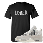 Frozen Moments 4s T Shirt | Lover, Black