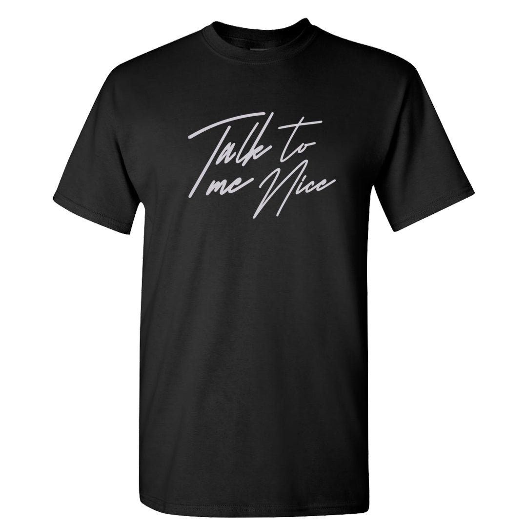 Frozen Moments 4s T Shirt | Talk To Me Nice, Black
