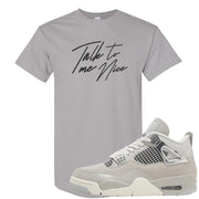 Frozen Moments 4s T Shirt | Talk To Me Nice, Gravel