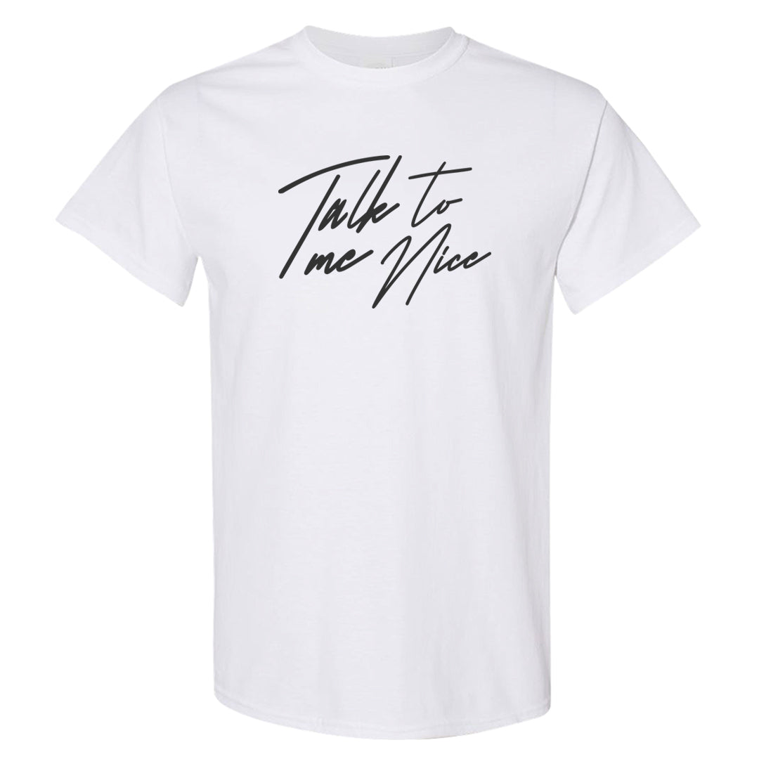 Frozen Moments 4s T Shirt | Talk To Me Nice, White