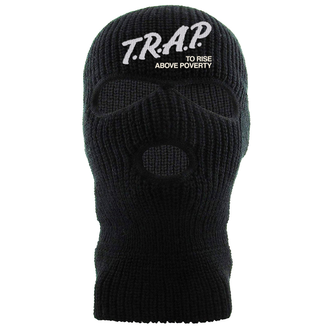 Frozen Moments 4s Ski Mask | Trap To Rise Above Poverty, Black