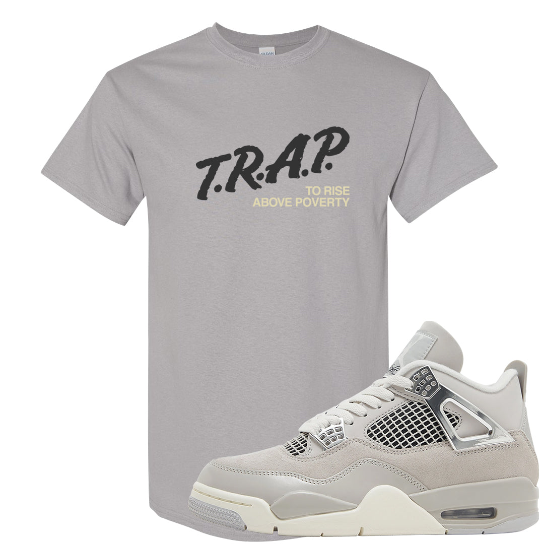 Frozen Moments 4s T Shirt | Trap To Rise Above Poverty, Gravel