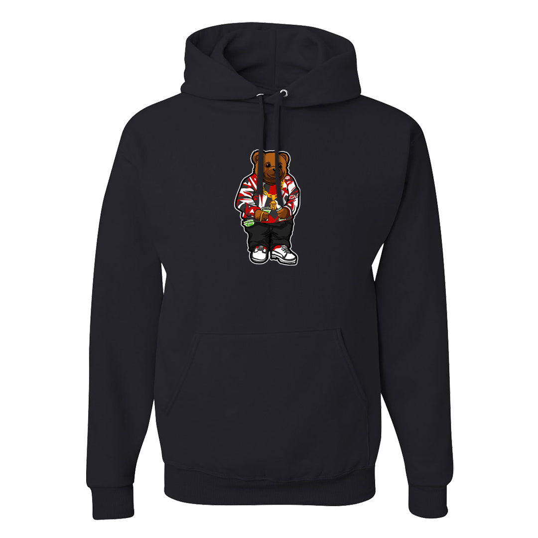 Red Cement 4s Hoodie | Sweater Bear, Black