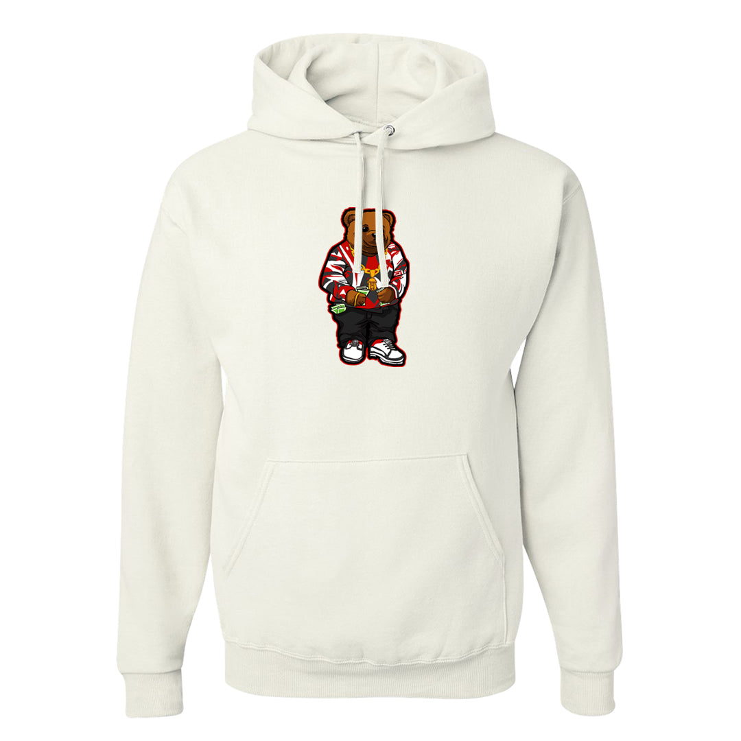 Red Cement 4s Hoodie | Sweater Bear, White