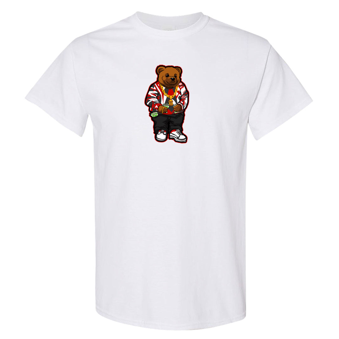 Red Cement 4s T Shirt | Sweater Bear, White