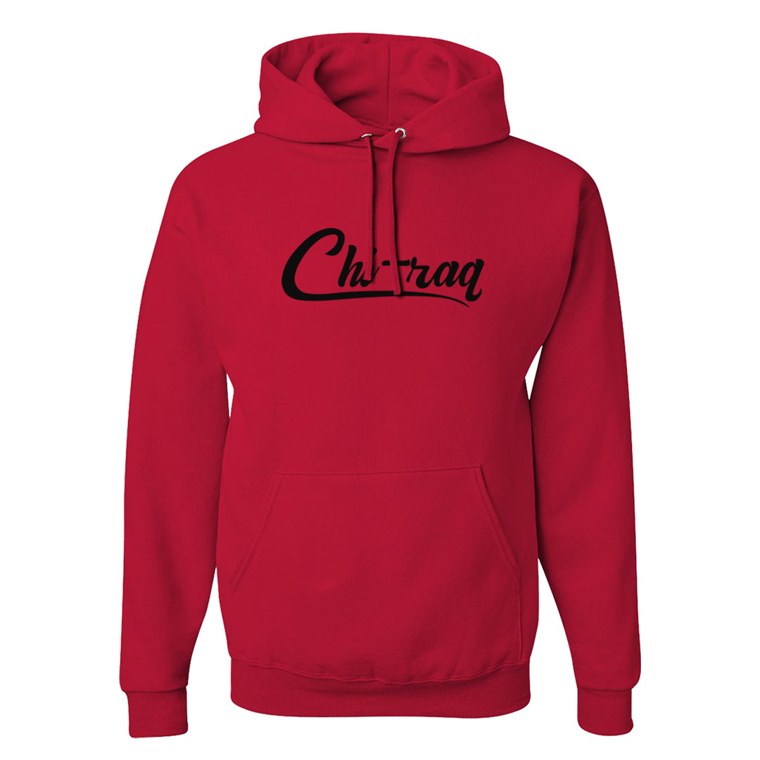 Red Cement 4s Hoodie | Chiraq, Red