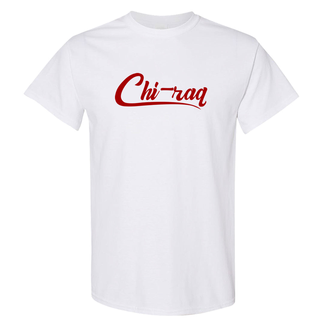 Red Cement 4s T Shirt | Chiraq, White