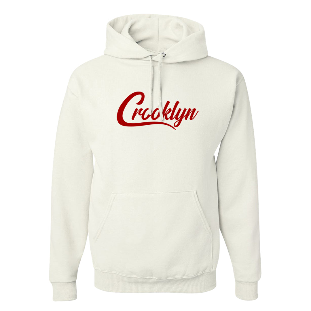 Red Cement 4s Hoodie | Crooklyn, White