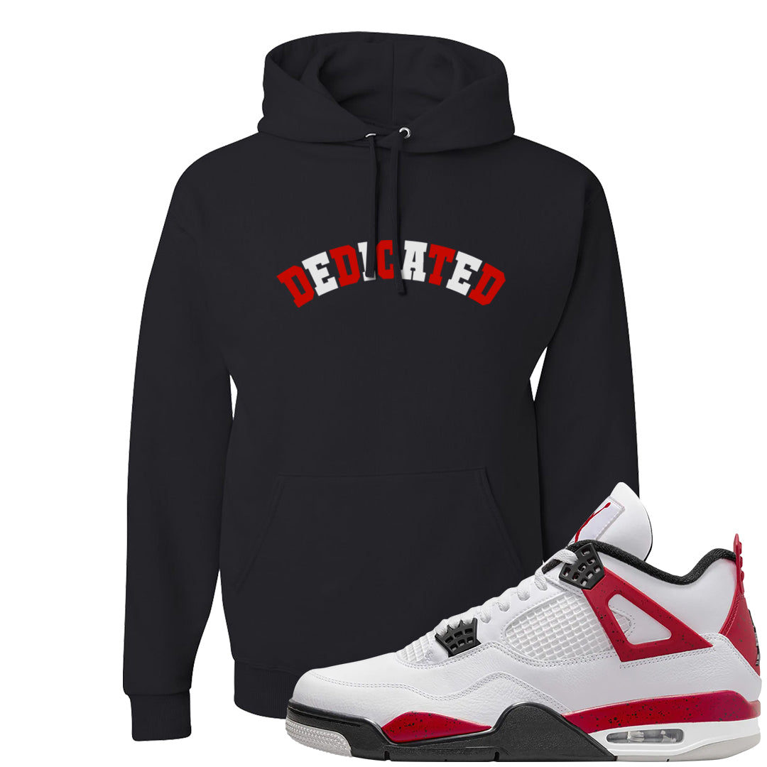 Red Cement 4s Hoodie | Dedicated, Black