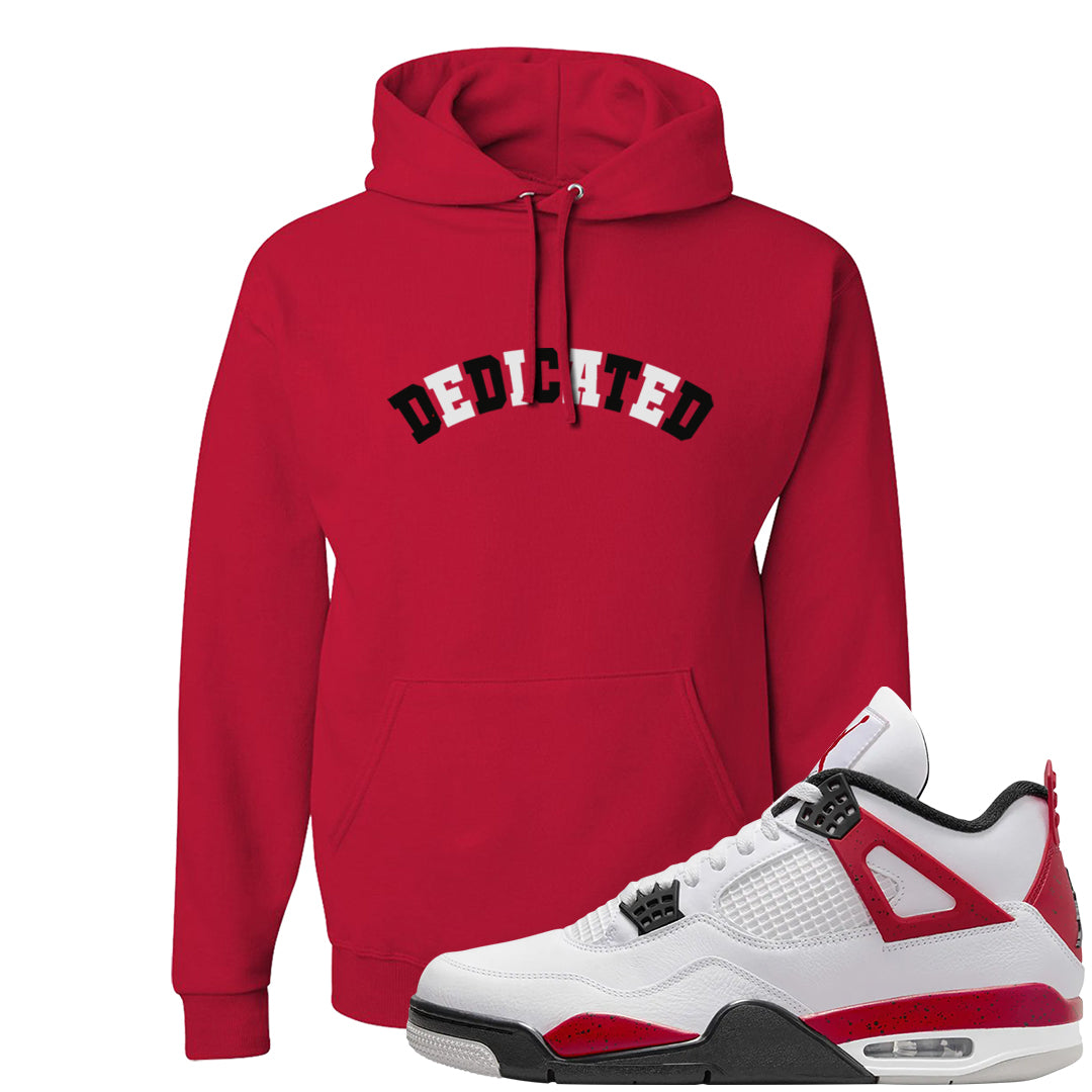 Red Cement 4s Hoodie | Dedicated, Red