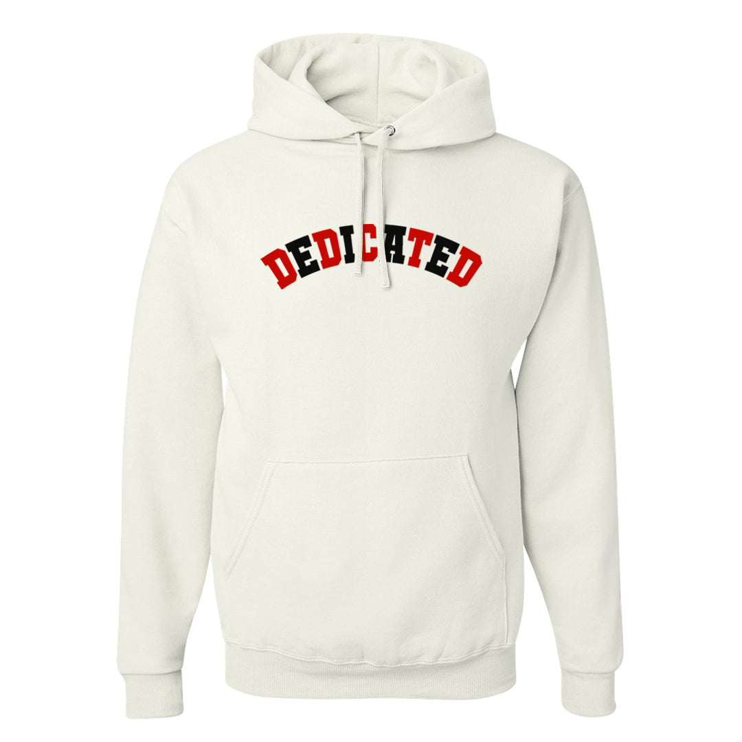 Red Cement 4s Hoodie | Dedicated, White
