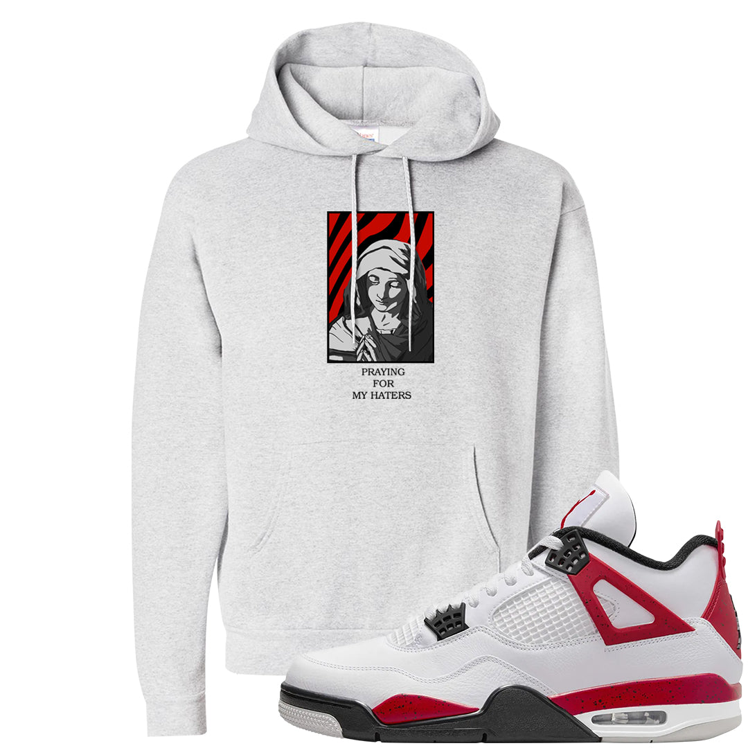 Red Cement 4s Hoodie | God Told Me, Ash
