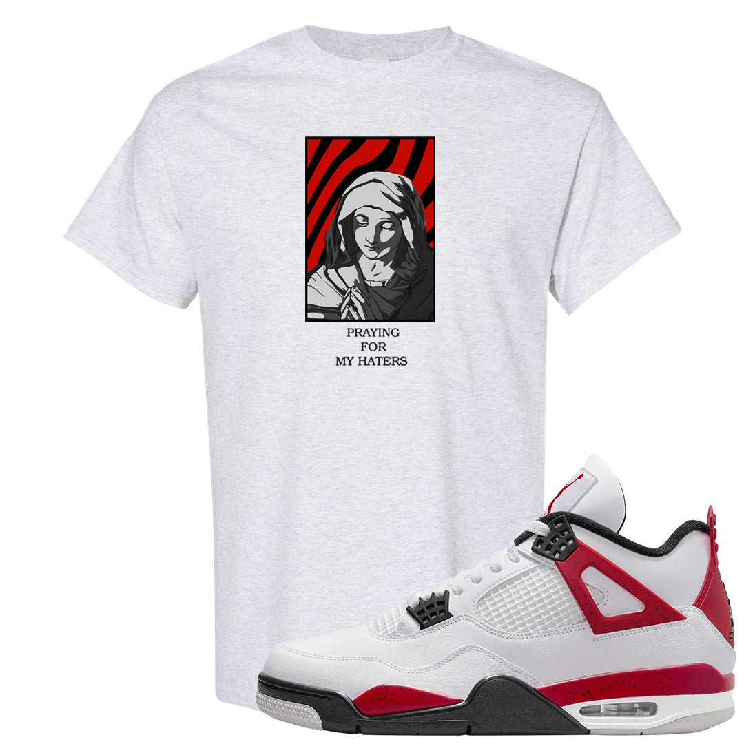 Red Cement 4s T Shirt | God Told Me, Ash