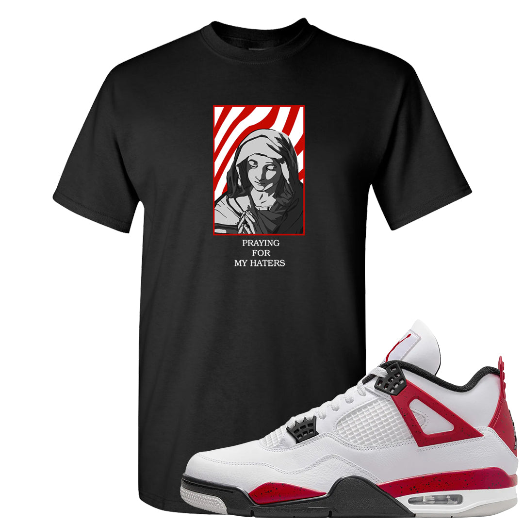 Red Cement 4s T Shirt | God Told Me, Black