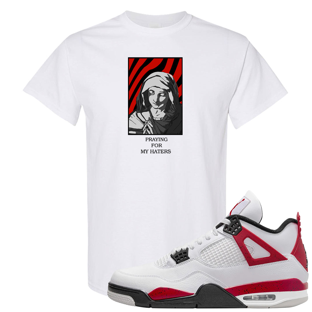Red Cement 4s T Shirt | God Told Me, White