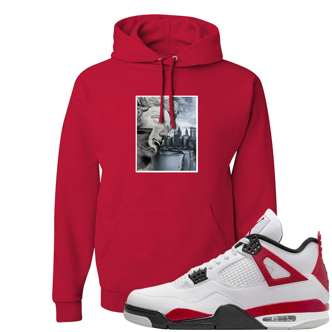 Red Cement 4s Hoodie | Miguel, Red