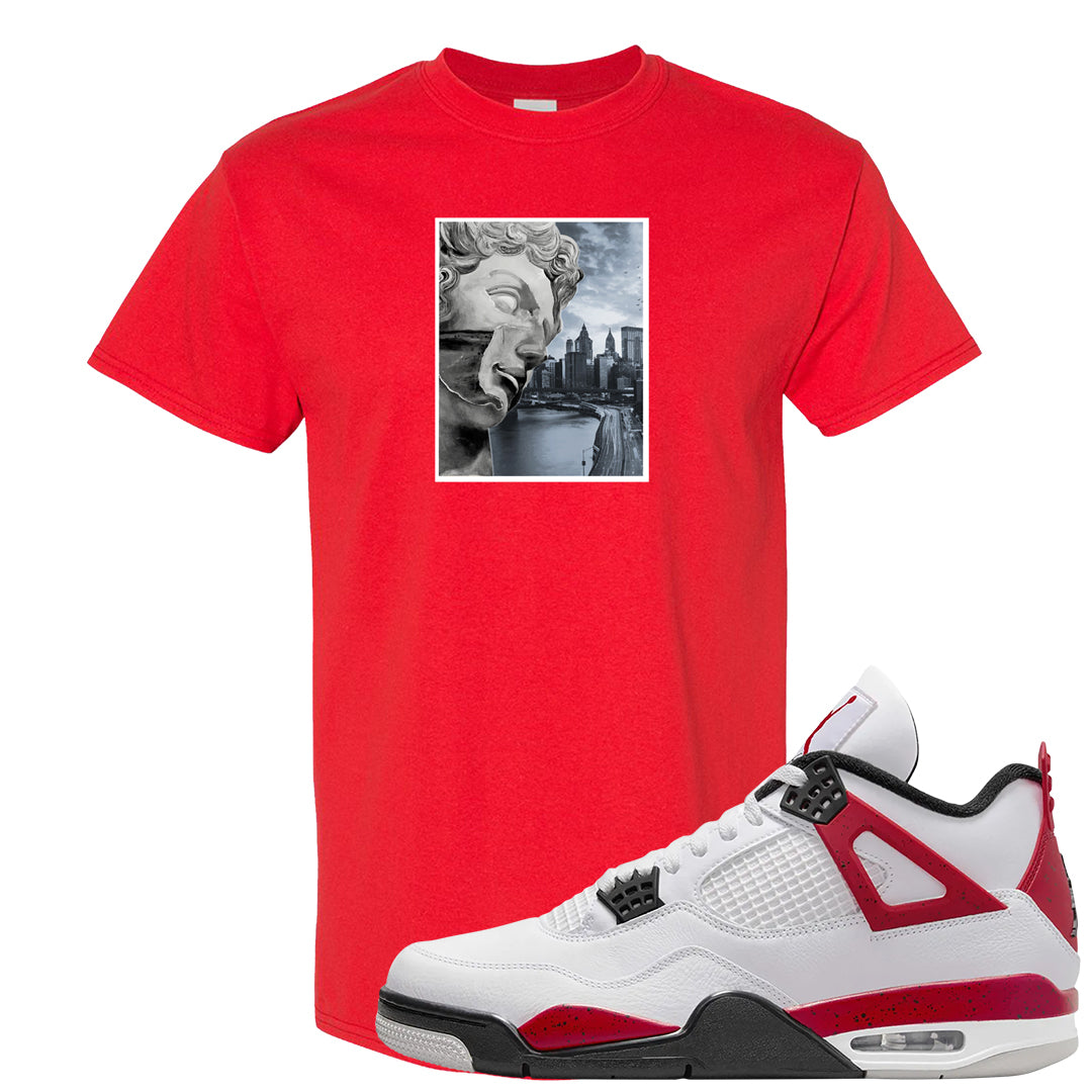 Red Cement 4s T Shirt | Miguel, Red