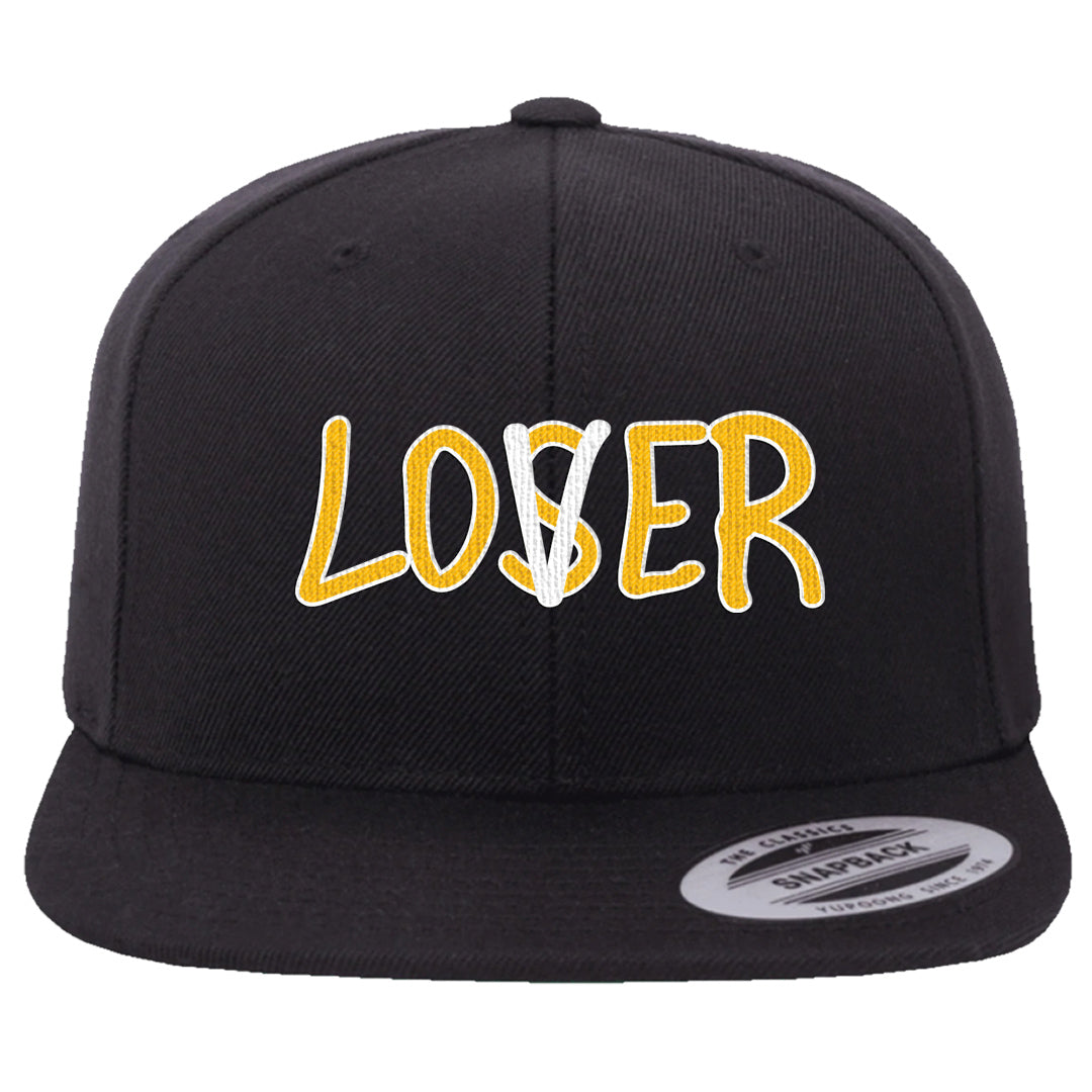 Yellow Black Thunder 4s Snapback Hat | Lover, Black