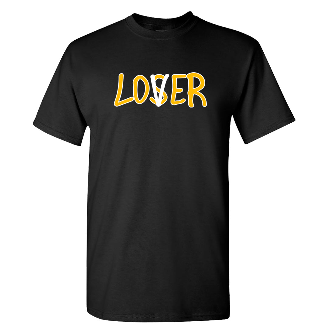 Yellow Black Thunder 4s T Shirt | Lover, Black