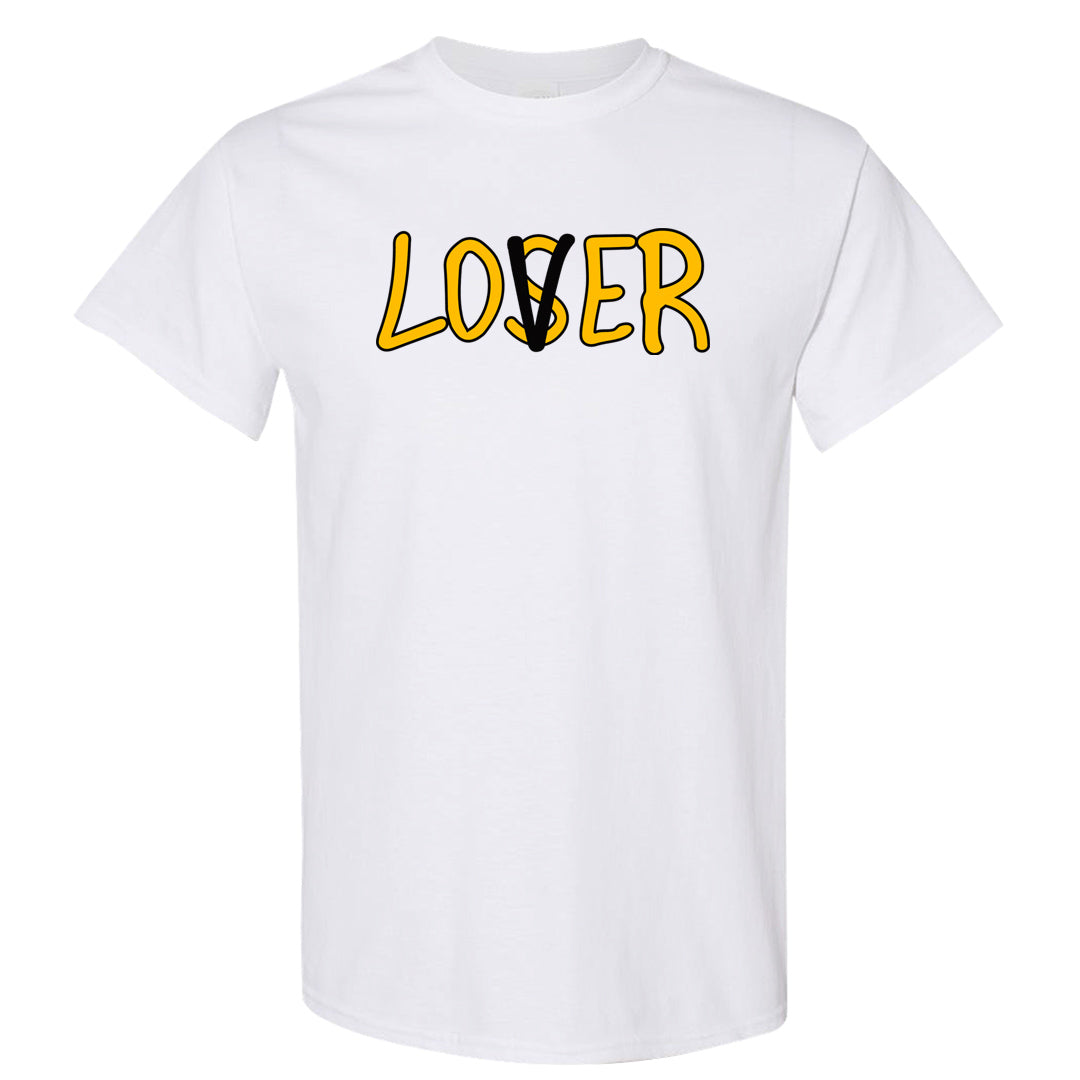 Yellow Black Thunder 4s T Shirt | Lover, White