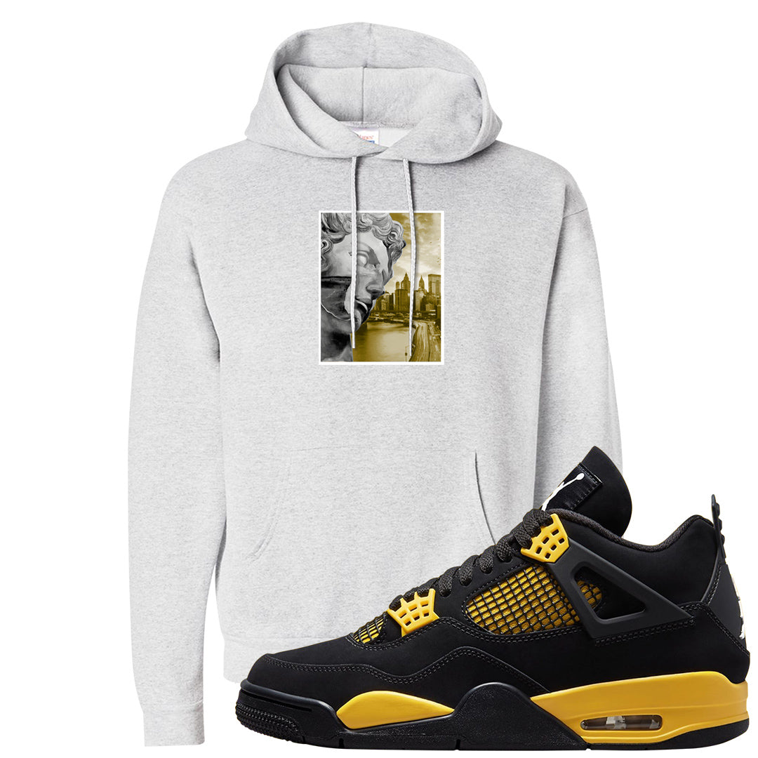 Yellow Black Thunder 4s Hoodie | Miguel, Ash