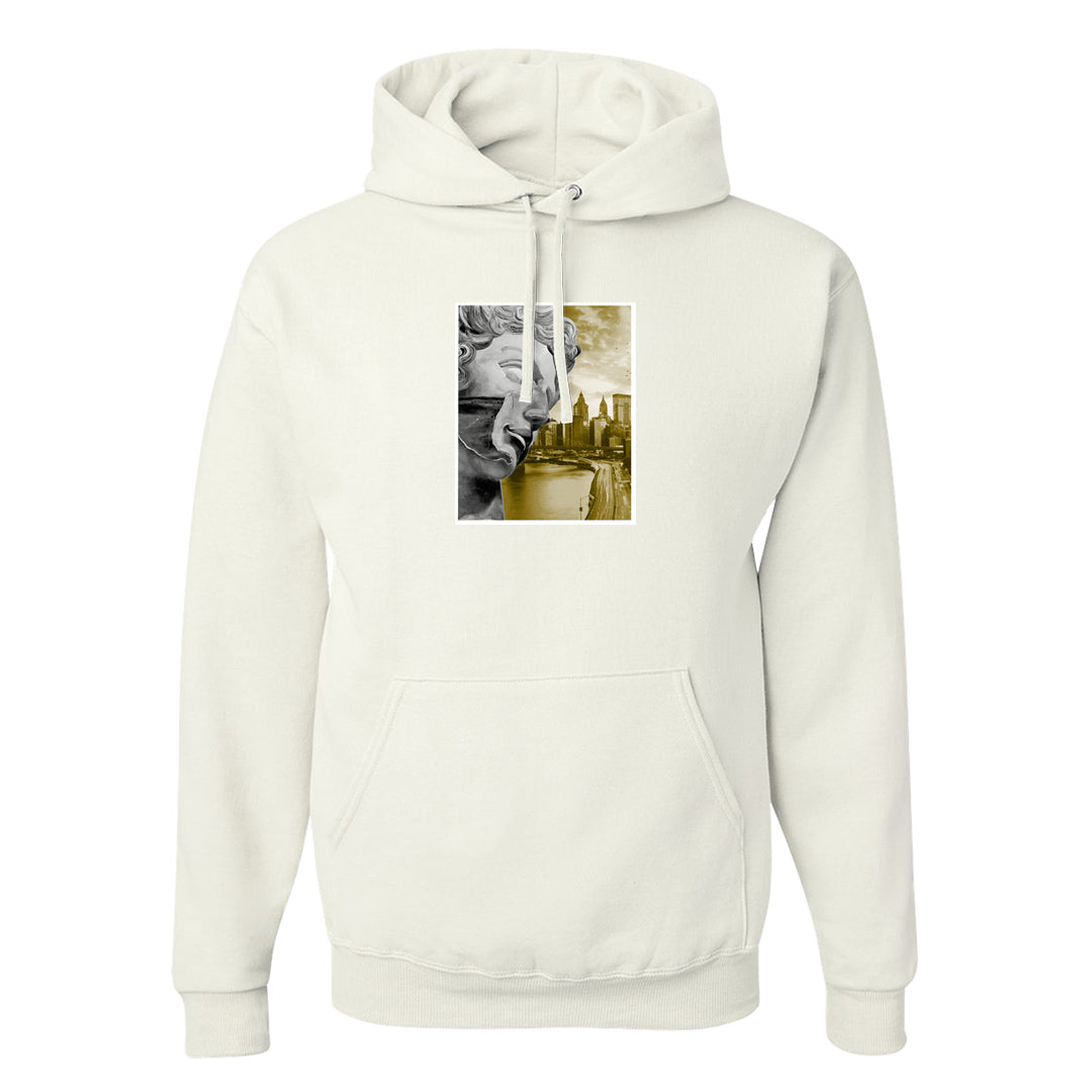 Yellow Black Thunder 4s Hoodie | Miguel, White