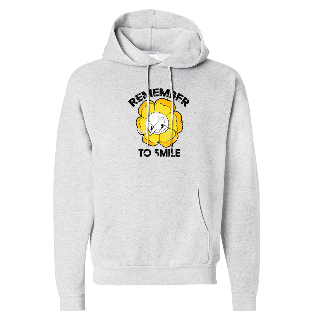 Yellow Black Thunder 4s Hoodie | Remember To Smile, Ash