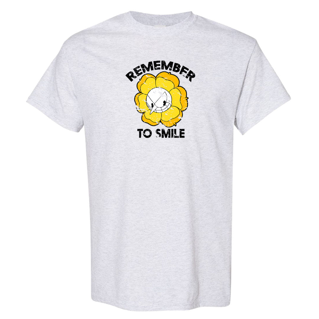 Yellow Black Thunder 4s T Shirt | Remember To Smile, Ash