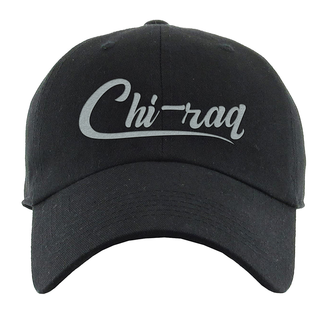 Burgundy 5s Dad Hat | Chiraq, Black