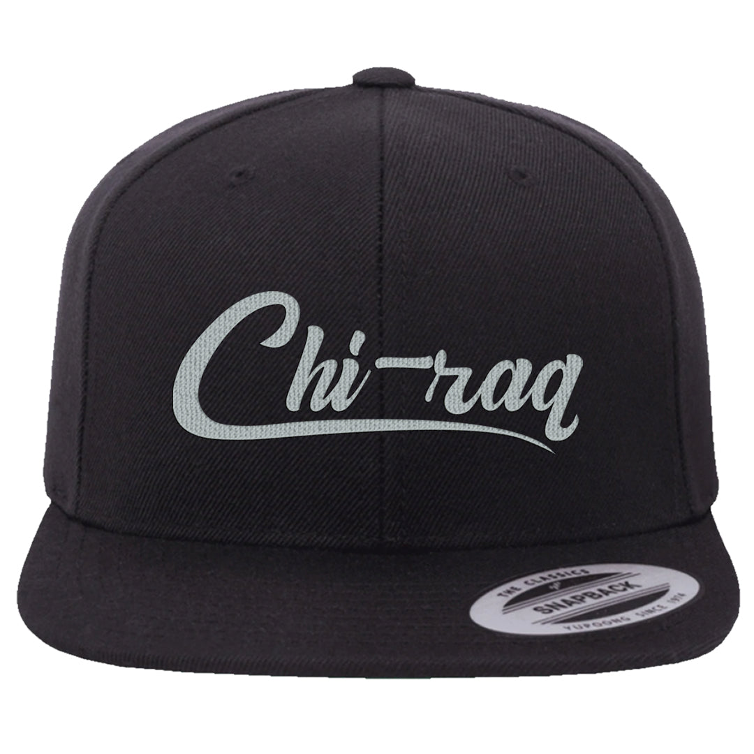 Burgundy 5s Snapback Hat | Chiraq, Black