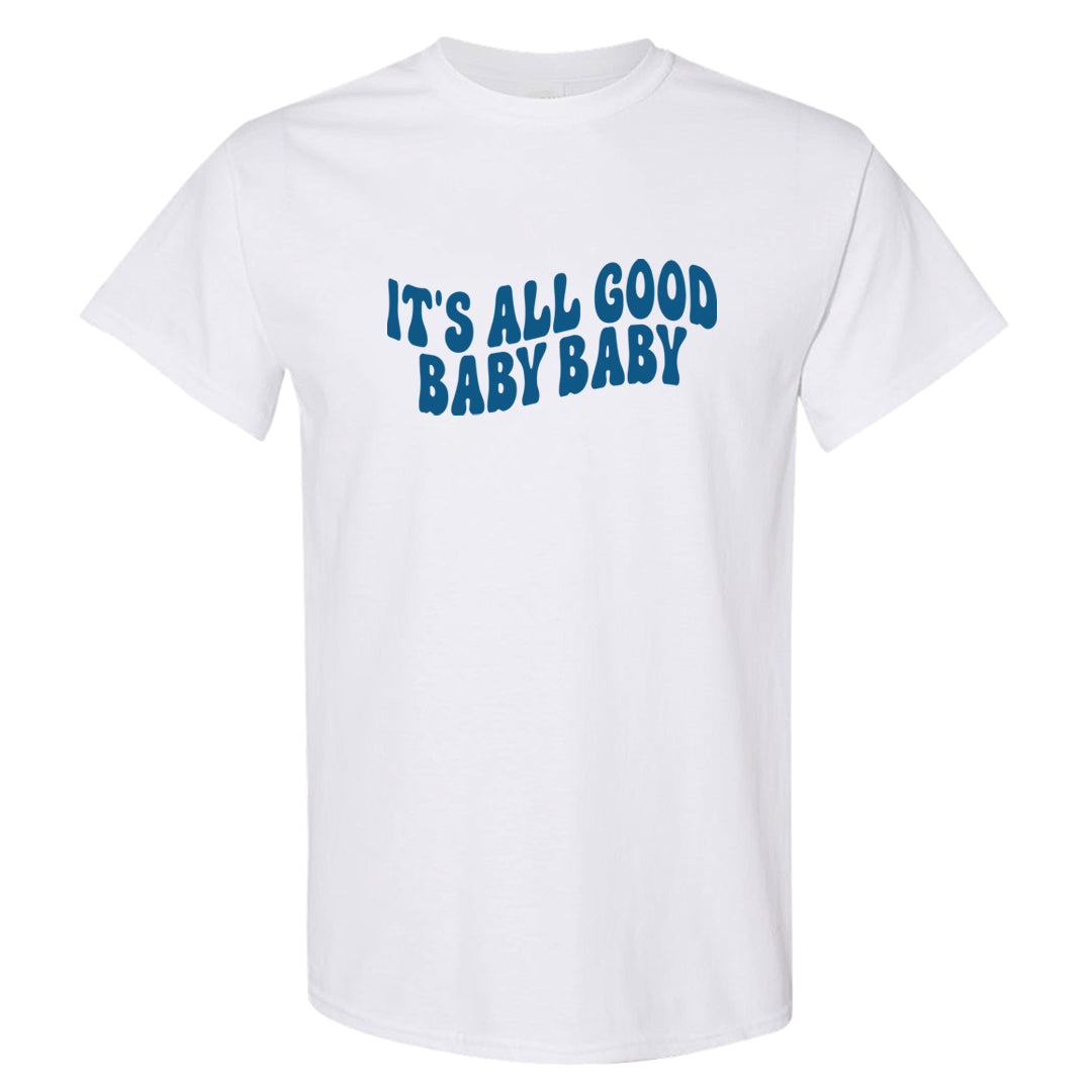 Dusk and Dawn 5s T Shirt | All Good Baby, White