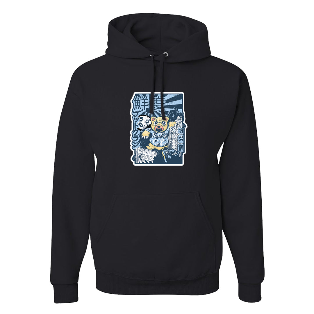 Dusk and Dawn 5s Hoodie | Attack Of The Bear, Black