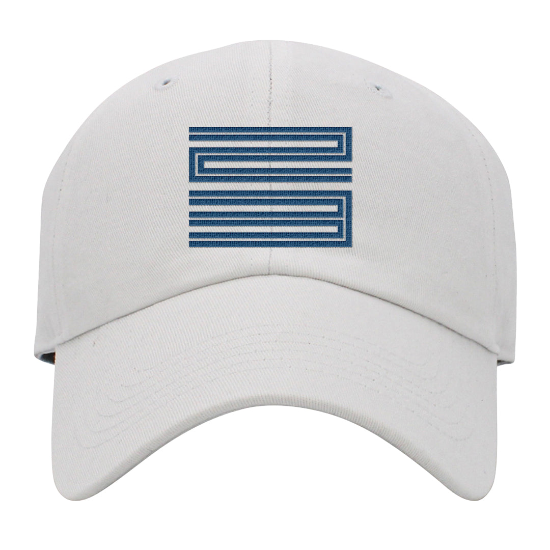 Dusk and Dawn 5s Dad Hat | Double Line 23, White