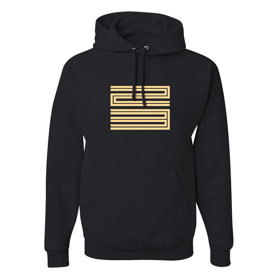 Dusk and Dawn 5s Hoodie | Double Line 23, Black