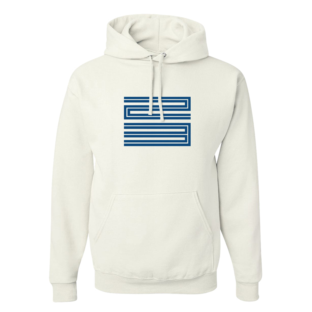 Dusk and Dawn 5s Hoodie | Double Line 23, White