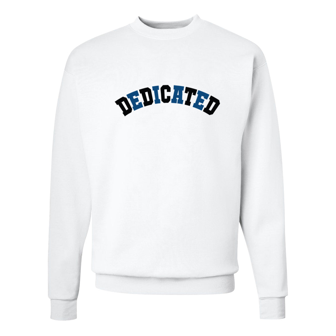Dusk and Dawn 5s Crewneck Sweatshirt | Dedicated, White