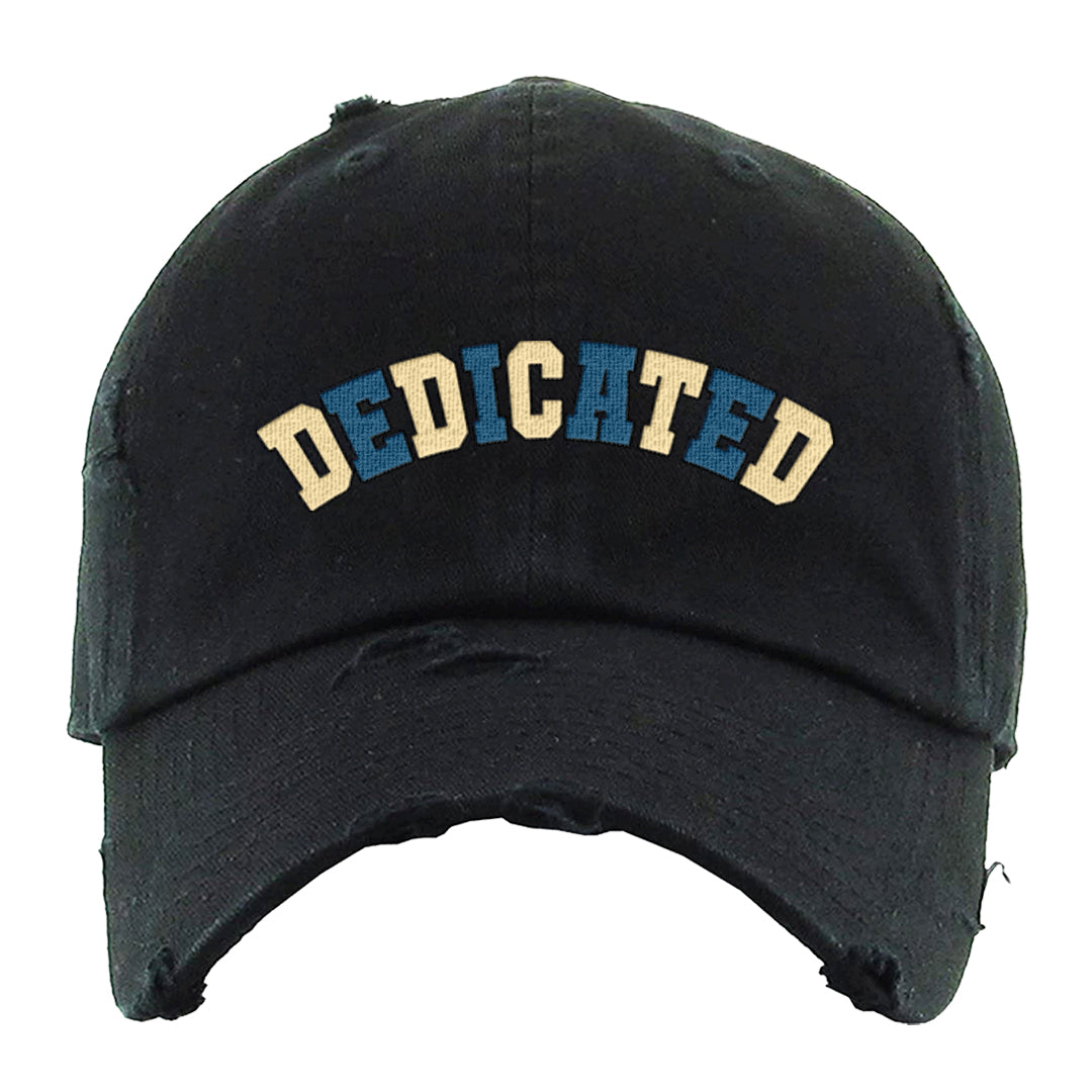 Dusk and Dawn 5s Distressed Dad Hat | Dedicated, Black