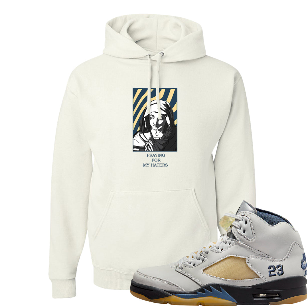 Dusk and Dawn 5s Hoodie | God Told Me, White