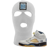 Dusk and Dawn 5s Ski Mask | I'm Not A Bad Guy, White